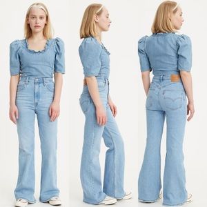 Levi's Premium 70's High Rise Flare Jeans